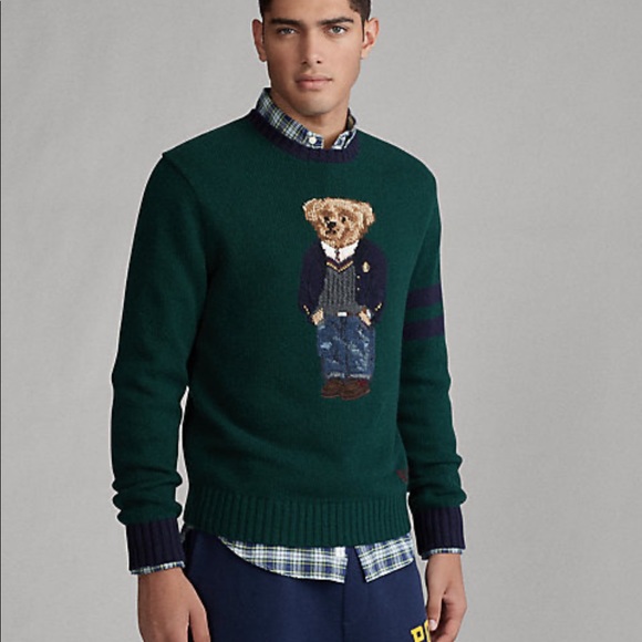 Ralph Lauren Polo Preppy Bear Sweater - Picture 2 of 16